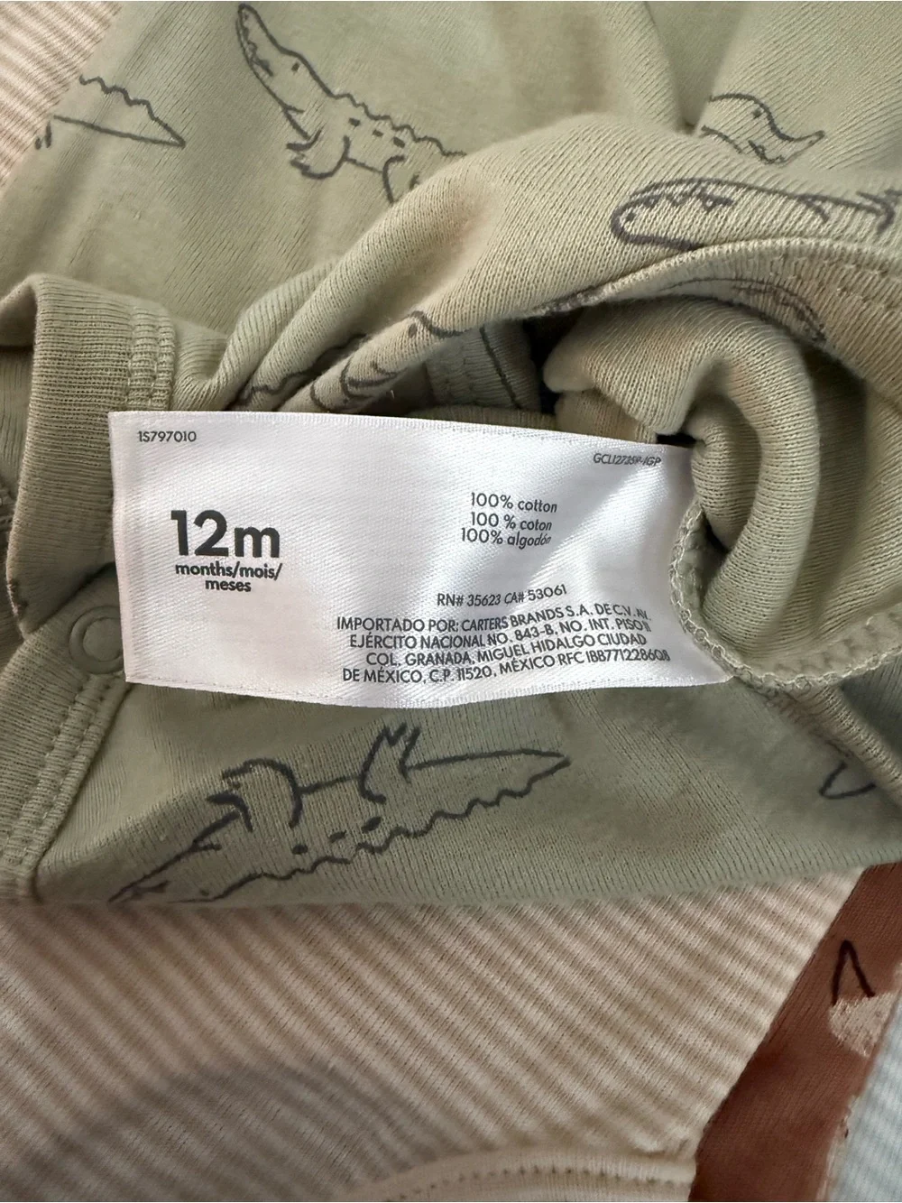 Carter's Safari Onesies (5-Pack) NWT